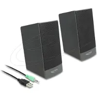 DeLOCK 27001 2.0 Datorhögtalare Sladd 3 W Svart