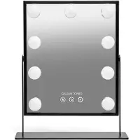 Gillian Jones Sminkspegel - 9 LED/Touch - Svart - - One Size - Spegel