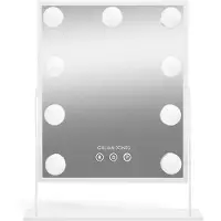 Gillian Jones - Makeup Artist Mirror with 9 powerful LED bulbs - White