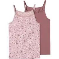 Name it Linne - NkfStrap - Noos - 2-pack - Mauve Shadows - - 11-12 år (146-152) - Linne