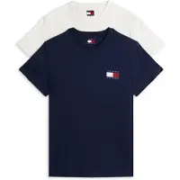 Tommy Hilfiger Tommy Jeans 2 Pack Logo Slim Jersey T-Shirts