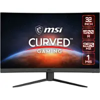MSI G32C4X - LED-skärm - spel - böjd - 31.5 - 1920 x 1080 Full HD (1080p) @ 250 Hz - VA - 300 cd/m² - 3000:1 - 1 ms - 2xHDMI, DisplayPort