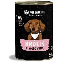 Paka Zwierzaka Seventh Heaven Królik i wołowina (kanin och nötkött) 6x400 g