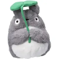 SEMIC My Neighbor Totoro Nakayoshi Big Totoro With Leaf 21 Cm Nallebjörn