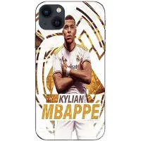 CAPACHEAP Coque Maniacase pour iphone 15 Kylian Mbappe Real Madrid wallpaper celebration svart