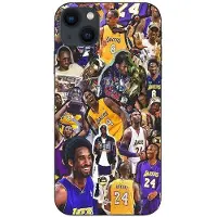 MANIACASE Fodral - - Iphone 13 - Kobe Bryant - NBA-mästare - Mjukt - Svart svart
