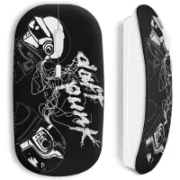 CAPACHEAP Souris Sans Fil Daft Punk Draw Music