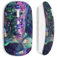 CAPACHEAP Souris sans Fil High tech anime manga girl