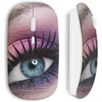 CAPACHEAP Souris sans fil Oeil girly