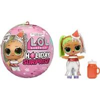MGA Entertainment L.O.L. verraskning! Holiday Surprise!- Miss Merry- med Collectible Doll 8 Surprises Holiday Theme Collectible Dolls Limited Edition- Bra gva f