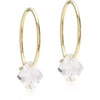 Blomdahl GT Ear Ring 14 mm Bicone 6 mm Crystal