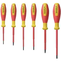 Weidmuller SDI SET S2.5-5.5/PZ1/2 Skruvmejsel set VDE Spår, Stjärnspår Pozidriv