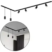 Briloner Komplett skensystem 1-fasig GU10 Svart