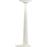 Karman Design bordslampa Papiria, dimbar, Vitt / opal, Vardagsrum / matsal, Aluminium / grå / zink, Design, Bordslampa