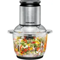 Rommelsbacher MZ 600, 2 l, Svart, Rostfritt stål, Glas, Rostfritt stål, Rostfritt stål, Knappar