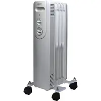 Adax Radiator Oliefyldt NOVA 10 1000W 230V m/stikprop, på hjul