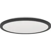 Eglo ROVITO-R TAK Ø390 CCT 21W 2625LM DAMPERB. IP44 SVART