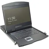 Digitus DS-72211-4GE 8 Port KVM-Konsol CAT 5 (RJ45) 1366 x 768 Pixel