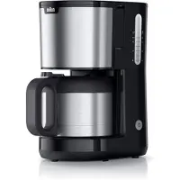 Braun IDCollection KF1505 BK, Droppande kaffebryggare, 1,2 l, Malat kaffe, 1000 W, Svart
