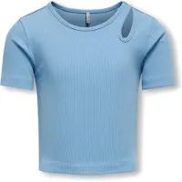 Kids Only T-shirts - KogNessa - Lyxig Blue - - 7-8 år (122-128) - T-shirt