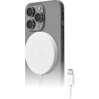 SBS Mag, inomhus, USB, Trådlös laddning, 1 m, Vit