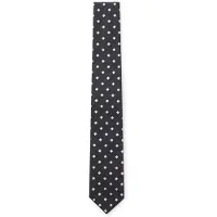 BOSS Silk-blend tie with jacquard pattern