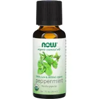 Now , Ekologiska Essentiella Ölen, Pepparmint, 1 fl oz (30ml)
