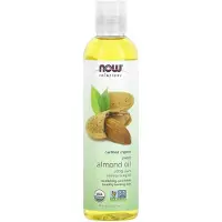 Now Solutions, Ekologisk Sötmandelolja, 100% Ren Fuktgivande Olja, 8-Ounce