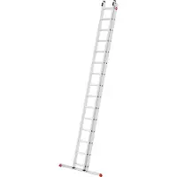 Hailo ProfiStep duo 7215-007 Aluminium förlängningsstege Arbetshöjd (max.): 8.4 m Silver 20.2 kg