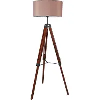 Eglo LANTADA golvlampa svart/taupe