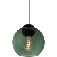 Halo Design Taklampa , BUBBLES, dimbara, Grön, Vardagsrum, Glas, Design