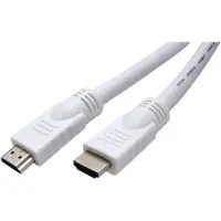 Value HDMI Anslutningskabel HDMI-A-kontakt, HDMI-A-kontakt 20.00 m Vit 11.99.5720 Standard HDMI HDMI-kabel