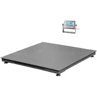 Pce Instruments Golvvåg -RS 2000 Vägningsområde 2000 kg via nätadapter, 230 V Stål