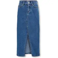 Kids Only Kjol - Noos - CookSiri - Medium+ Blue Denim - - 8 år (128) - Kjol