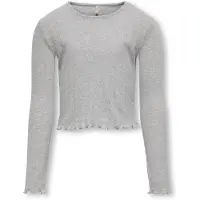 Kids Only Tröja - CookCarlotta - Light Grey Melange - - 7-8 år (122-128) - Tröja