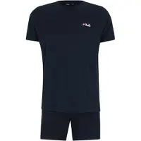 FILA Pyjamas kort marinblå / röd / vit