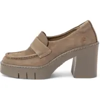 Art för kvinnor. 119721320003_020 Lädermockasiner 1972 taupe (40), Hud, 8 till 10 cm, Ingen, Casual