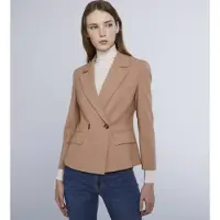 Marella för kvinnor. 2423046101200 Kavaj med brunt tema (40), Casual, Parti, Klassisk, Polyester