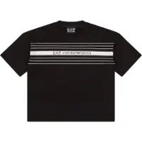 Emporio Armani T-shirts med korta ärmar EA7 TRAIN LOGO SERIES TEE EXTENDED LOGO pojkar - Svart - 4 år