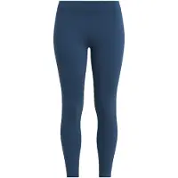 Justever Högmidjade Bantningsbara Laserskurna Sportleggings Petrol Dam - Active