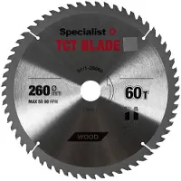 Specialist+ Sågklinga för trä Specialist+ Wood; 260x30 mm; Z60