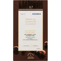 Korres Arganolja högutvecklad hårfärg Chocolate / chokladbrun ljus 5.7 Hårfärg 1 st