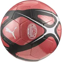 Puma Milan Fotboll Culture - Röd/White, storlek Ball SZ. 5