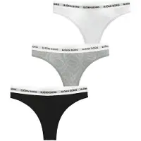 Björn Borg Logo Thongs 3-pack Multi, XXL