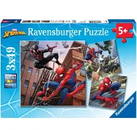 Ravensburger Spider-Man pussel 3x49 bitar - Ravensburger - För barn från 5 år och uppåt