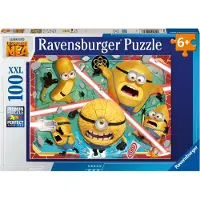 Ravensburger Despicable Me 4: Minions 100 Piece XXL Jigsaw Puzzle for Kids - Skrmfri aktivitet kar koncentrationen och fokus