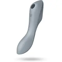 Satisfyer Curvy Trinity 3 - luftvåg 2-i-1 vibrator (grå)