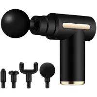 INF Massagepistol med 4 massagehuvuden 6 växlar