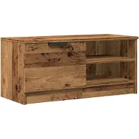 vidaXL Tv-bänk gammalt trä 80x35x36,5 cm konstruerat trä