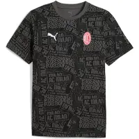 Puma Ac Milan Football Culture Aop T-shirt Med Korta ärmar